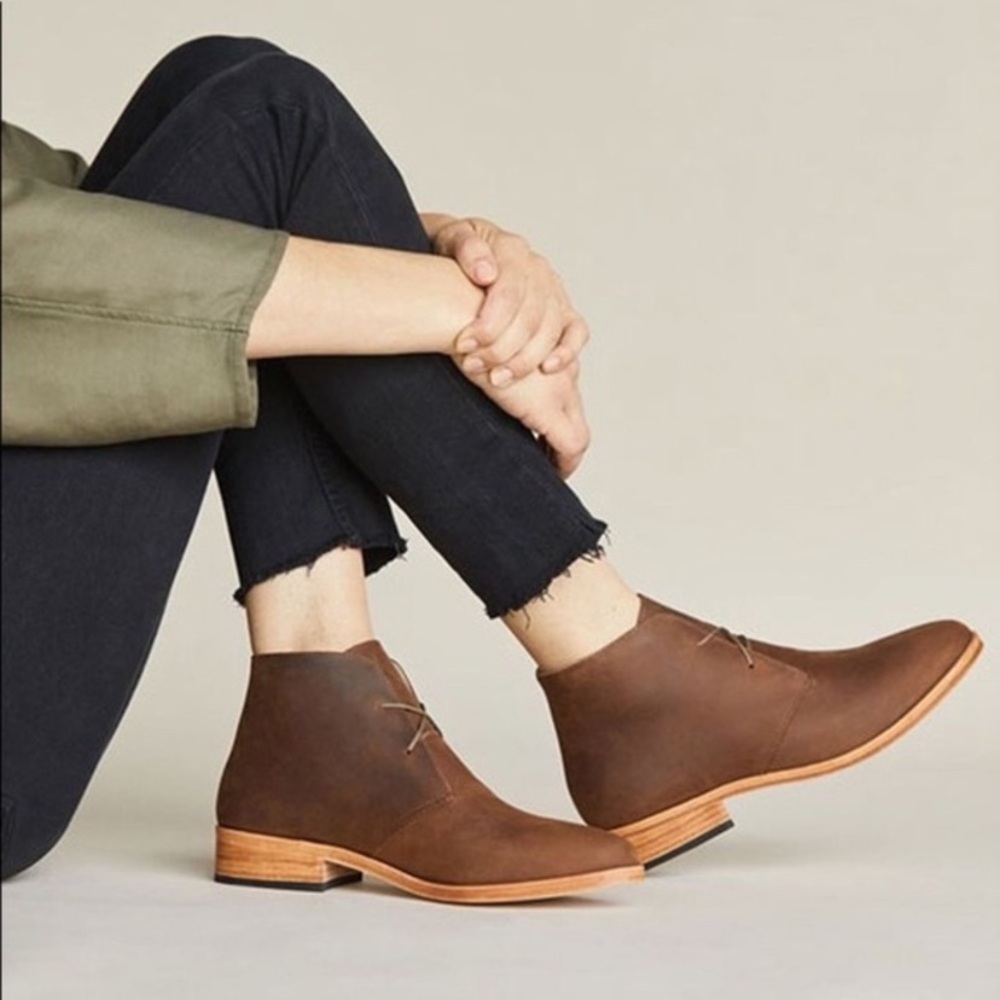 Nisolo Isa Chukka Boot - Oak W8.5 EUC